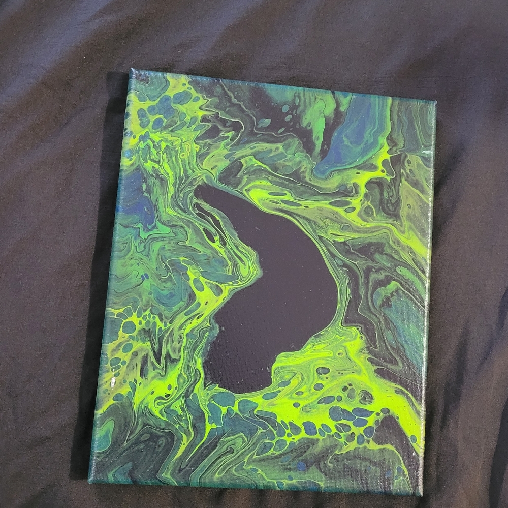 Acrylic pour art